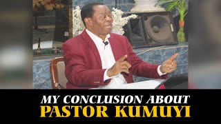 Pastor Dr Z A Ogunsanya My Conclusion About Pastor Kumuyi [upl. by Michaelina508]