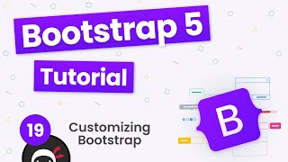 Bootstrap 5 Crash Course Tutorial 19  Customizing Bootstrap [upl. by Ratha]