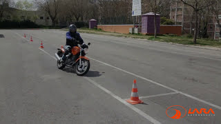 Autoescuela Lara Clase Práctica de Moto y Maniobras Carnet A1 y A2 [upl. by Otrebron183]