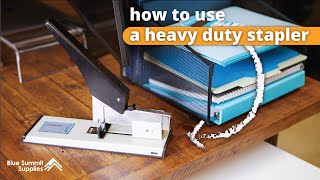 How to use our Heavy Duty Stapler [upl. by Ynitsed]