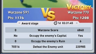 TOP WAR 770 VS 591 SVS [upl. by Naenaj521]