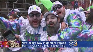 Its A Philly Thing Mummers Strut Through City For 119th Annual New Years Day Parade [upl. by Katrina668]