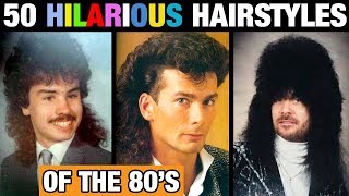 50 HILARIOUS ⭐ HAIRSTYLES OF THE 80s 😂 [upl. by Solly185]