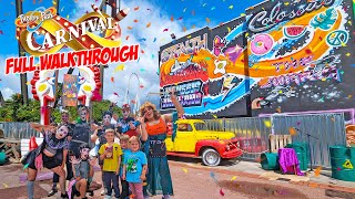 THORPE PARK Carnival Full Walkthrough  Every Area Ride and Attraction July 2023 4K [upl. by Willcox47]