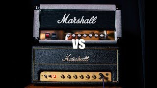 Marshall Studio Vintage SV20h vs Marshall Silver Jubilee Mini 2525h [upl. by Danie]