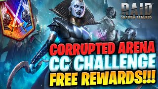 FREE REWARDS CORRUPTED ARENA CHALLENGE  RAID SHADOW LEGENDS [upl. by Vinna]