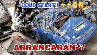 ☠️ARRANCAR 20 COCHES DEL DESGUACE Parados Tiempo 😲COLD START TXATARRERIA⚡FELIZ DISFRUTANDO [upl. by Annayk]