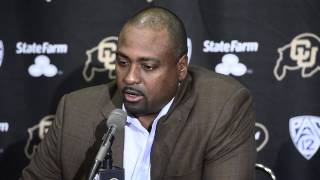 Jon Embree Responds to his firing as CU Head Football Coach [upl. by Ocihc30]