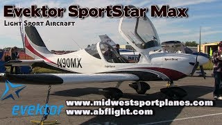 Sportstar Max Evektor SportStar Max Light Sport Aircraft Sport Aviation Expo 2019 Sebring Florida [upl. by Eelyak690]