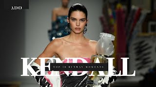 Kendall Jenner  Top 10 Runway Moments [upl. by Ynffit]