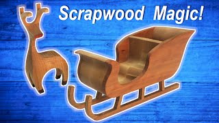 Scrapwood Sleigh  Band Saw Compound Cutting Project How to [upl. by Nikolaus498]