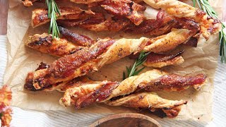 Gruyere Candied Bacon Twists [upl. by Eidnyl]