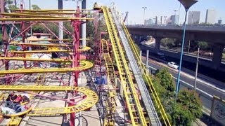 Ratón Loco front seat onride POV La Feria Chapultepec Magico Mexico México [upl. by Noby]