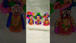 Bolo Jai Jagannath ji ki  DIY Clay Art yt diy shorts viral trending [upl. by Ardnassac]