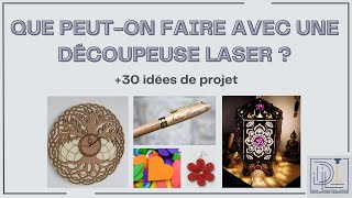 30 idées de projets avec une découpeuse laser [upl. by Ytima]