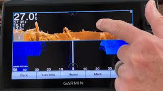 Garmin UHD 93SV sonar settings [upl. by Eliath]