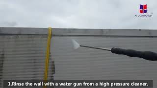 How to Clean Alucobond Cladding [upl. by Felicia]