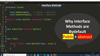 interface methods in java  Learn Coding [upl. by Minton721]