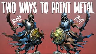 The BEST Metal Techniques for Miniature Painting EXPLAINED [upl. by Ettenawtna]