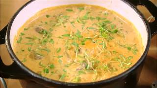 Marco Pierre White recipe for Beef Stroganoff [upl. by Nollahs]