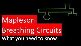 MAPLESON Circuits PartsTypesEfficiencyFunctions ANESTHESIA MACHINE Episode 08 [upl. by Elle]