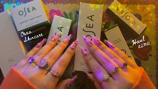 ASMR SkIncare Haul Unboxing 🩵 Osea Skincare 🌊 [upl. by Anitselec]