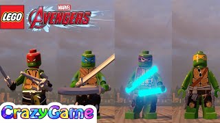 Lego Teenage Mutant Ninja Turtles in Lego Marvels Avengers MOD [upl. by Iel653]