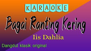 KARAOKE BAGAI RANTING KERING  IIS DAHLIA [upl. by Atiuqat984]