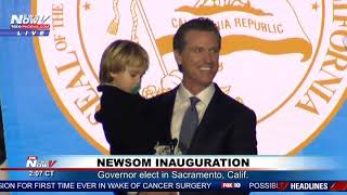 FULL INAUGURAL SPEECH California GovernorElect Gavin Newsom FNN [upl. by Idnic]