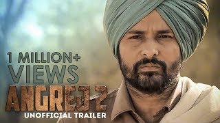 Angrej Full Movie HD  Amrinder Gill  Aditi Sharma  Sargun MehtaSuperhit Punjabi Movies [upl. by Suryc]