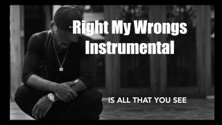 Bryson Tiller  Right My Wrongs Instrumental Karaoke 2017 Prod By J Smooth Soul [upl. by Noryd]