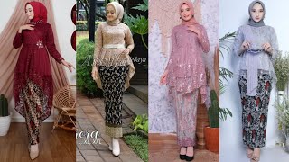 Model Baju Kebaya Brokat Modern Terbaru [upl. by Harret]