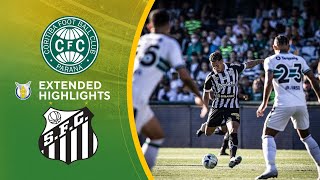 Coritiba vs Santos Extended Highlights  Brasilerao Série A  CBS Sports Golazo [upl. by Arinay]