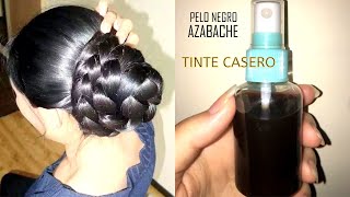 😍❣Haz tu tinte casero negro azabache brillante para que todo el mundo voltee a ver tu melena [upl. by Maybelle]