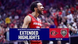 San Diego State vs New Mexico College Basketball Extended Highlights  CBS Sports [upl. by Uranie]