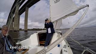 C22 sailing Wando River near Charleston SC [upl. by Margette]