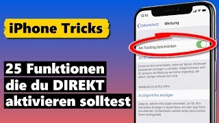 25 iPhone Funktionen die du DIREKT AKTIVIEREN solltest [upl. by Lindie]