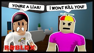 MY CREEPY STALKER IS A LIAR  Roblox [upl. by Aerdnael]