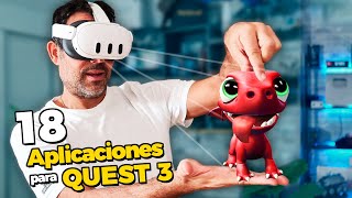 18 Aplicaciones de REALIDAD MIXTA para META QUEST 3 [upl. by Long]