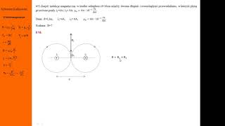 651 Fizykamax elektromagnetyzm indukcja magnetyczna dwa równoległe przewodniki [upl. by Enilesoj909]