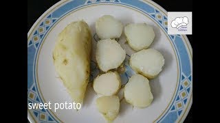 How to cook sweet potato  chilakada dumpa  sweet potato recipe in telugu [upl. by Harsho]