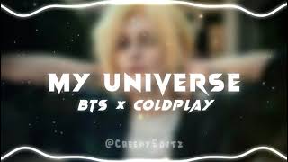 My Universe  Coldplay × BTS  Audio Edit [upl. by Drobman274]