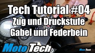 MotoTech Tutorial 04  Fahrwerk  Dämpfung [upl. by Maltzman]