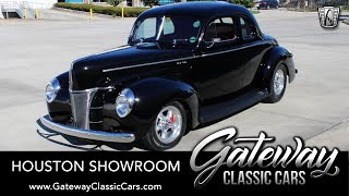 1940 Ford Deluxe Coupe For Sale Stock  2146 HOU Gateway Classic Cars Houston Showroom [upl. by Yttig25]