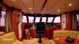 Walkthru Tour of Nordhavn 56 Motorsailer quotKindred Spiritsquot [upl. by Eirffej]