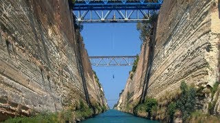 Corinth Canal 4K Classical Greece 4 [upl. by Schild176]