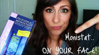 MONISTAT ON YOUR FACE Monistat Chafing Relief PowderGel Review [upl. by Sullecram]