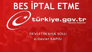 EDevlet Bireysel Emeklilik Nasıl İptal Edilir [upl. by Enelcaj]