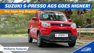 Suzuki SPresso AGS goes to Baguio  Philkotse Features [upl. by Schreib]