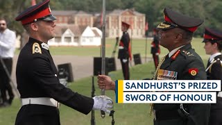 Winning the prestigious Sword of Honour at Sandhurst [upl. by Mellette891]